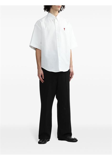 Camicia Ami de Coeur in bianco Ami Paris - uomo AMI PARIS | HSH230CO0031168